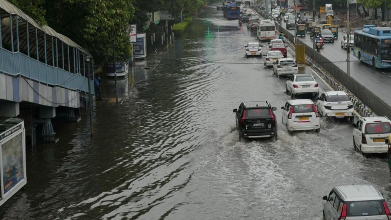 Heavy Rain Triggers Waterlogging Across Delhi-NCR