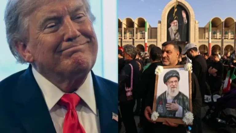Trump Says Massive Crowds at Khamenei’s Funeral Took Him by Surprise