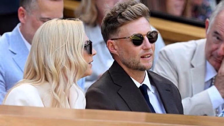 Joe Root & Wife Carrie Turn Heads At Wimbledon 2026, Make Elegant Royal Box Appearance