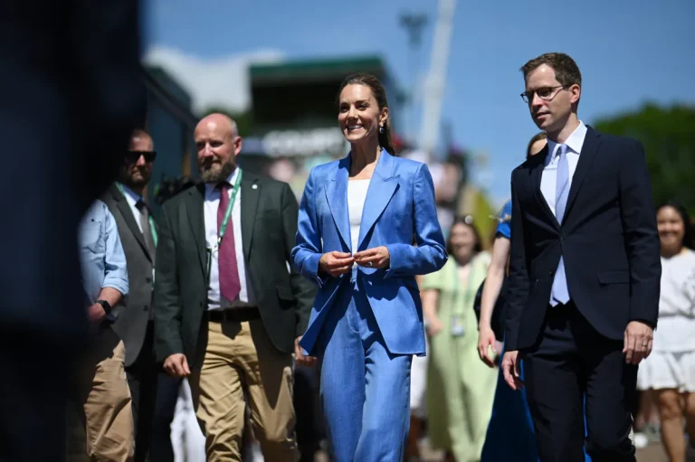 Kate Middleton Visits Wimbledon After Completing National Three Peaks Challenge