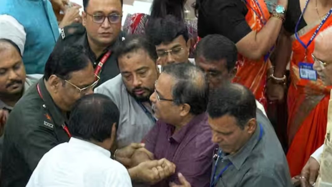 Chaos In Bengal Assembly As Kunal Ghosh Removed By Marshals