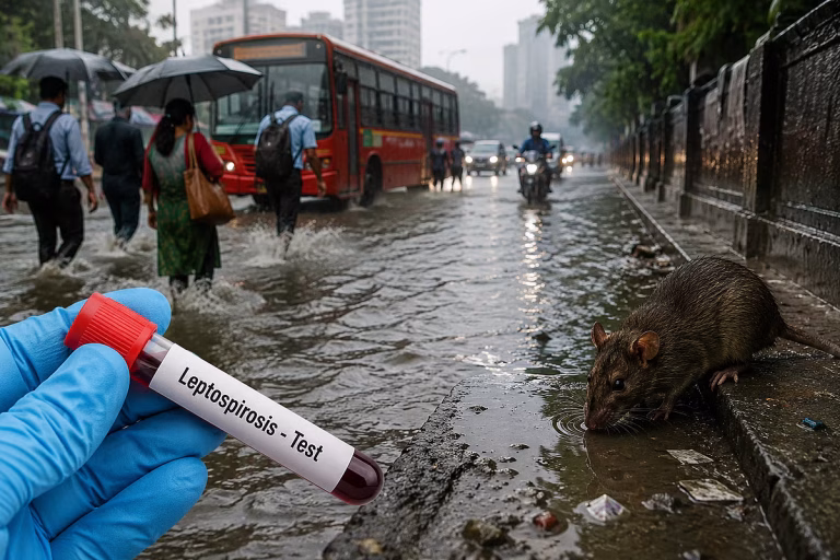 Mumbai Rains Raise Leptospirosis Risk: BMC Issues Warning as Floodwaters Become Breeding Ground for Infection