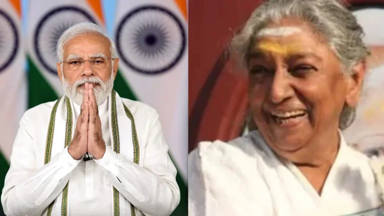 PM Modi Condoles S. Janaki's Demise, Calls It an 'Irreparable Loss' to Indian Music