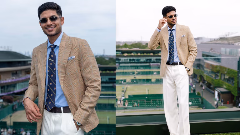 Shubman Gill Turns Heads At Wimbledon 2026, Flaunts ₹96 Lakh Rolex With Stylish Ralph Lauren Look
