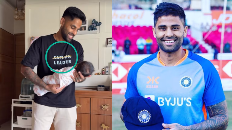 Suryakumar Yadav's 'Leader' T-Shirt Ignites Social Media Buzz