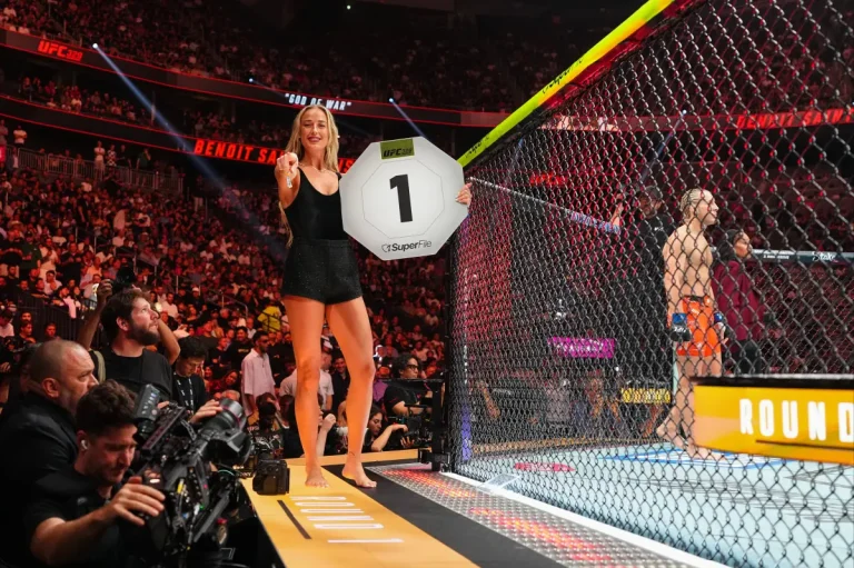 Sophie Cunningham Shocks Fans With Surprise UFC 329 Ring Girl Appearance | Video