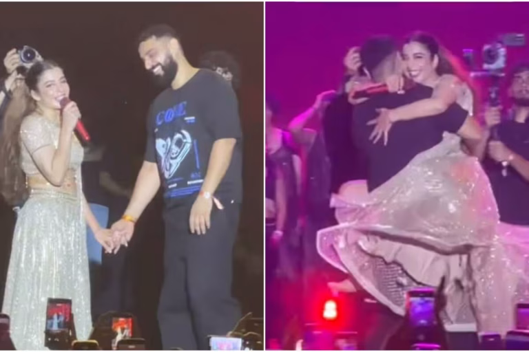 Singer Jasmine Sandlas Announces Engagement, Introduces Fiancé During Delhi Concert