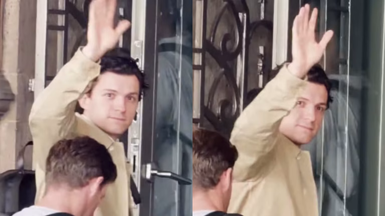 Tom Holland Arrives In Mumbai With Christopher Nolan Ahead Of The Odyssey Grand Premiere