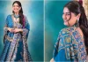 Bride To Be Anshula Kapoor’s Blue Lehenga For Her Mehendi Highlights Patola’s Grandeur Bride To Be Anshula Kapoor's Blue Lehenga For Her Mehendi Highlights Patola's Grandeur