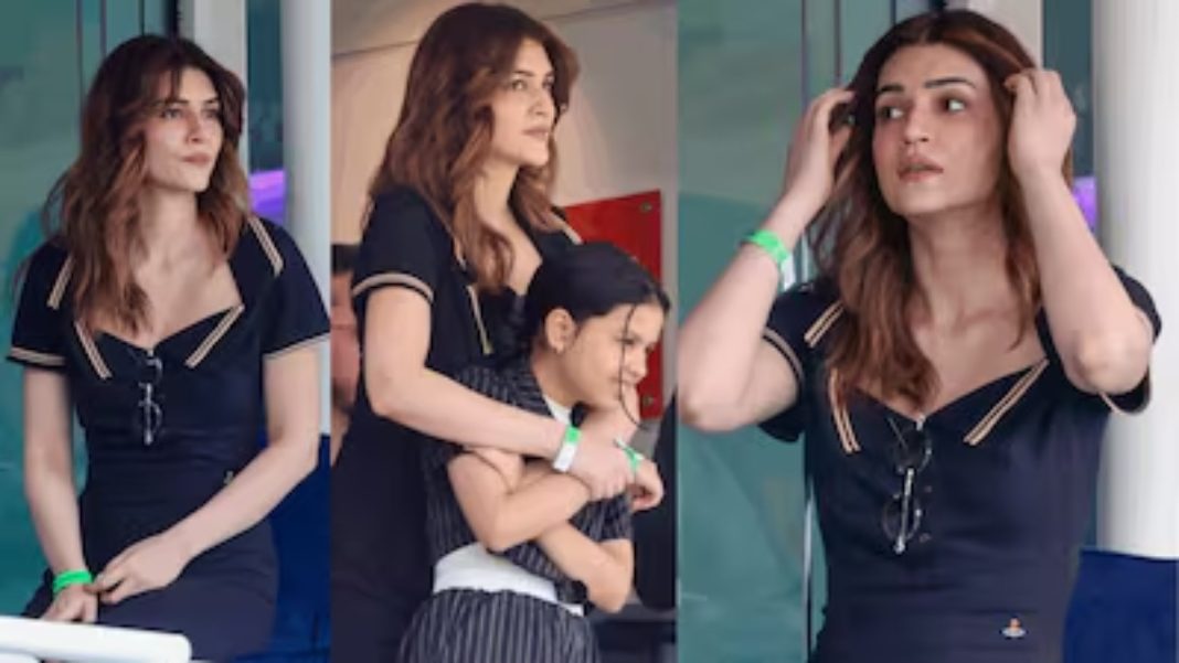 Kriti Sanon Stuns in Vivienne Westwood at Lord’s ODI, Shares Heartwarming Moments With Ziva Dhoni