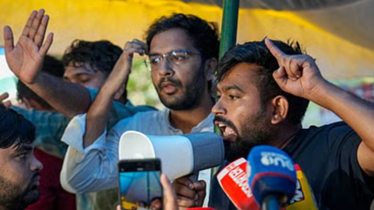 CJP Founder Abhijeet Dipke Begins Indefinite Hunger Strike at Jantar Mantar