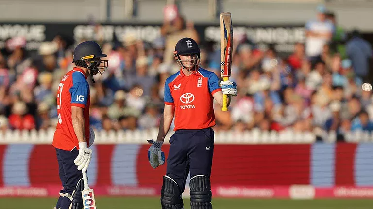 England Beat India in 4th T20I To Seal Series After Harry Brook And Phil Salt Shine