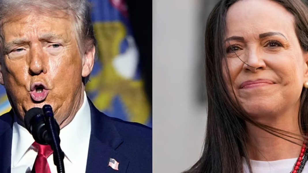 Why Trump's Backing For Maria Corina Machado Appears To Be Fading