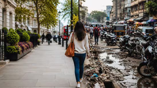 Woman's London vs Mumbai Walking Experience Goes Viral: 'There, Walking Felt Effortless. Here, It Feels Like A Fight'