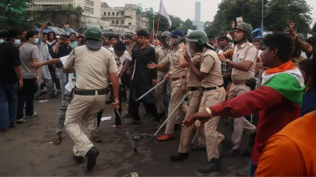 NEET Protest Turns Violent In Kolkata, Police File Six FIRs After Clashes At Esplanade