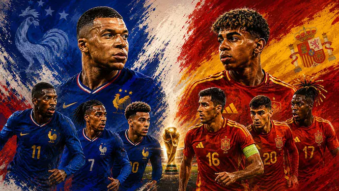 France vs Spain FIFA World Cup 2026 Semi-Final: Preview, Head-To-Head, Predicted XIs, Live Streaming And Telecast Details