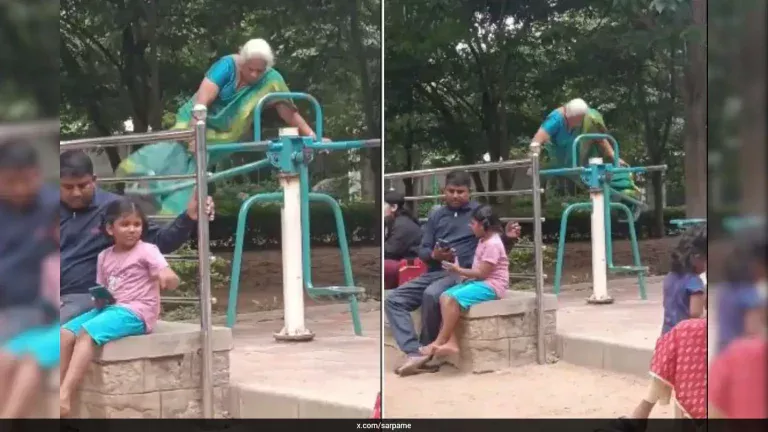 Elderly Woman's High-Speed Workout In Bengaluru Park Goes Viral, Sparks Safety Debate